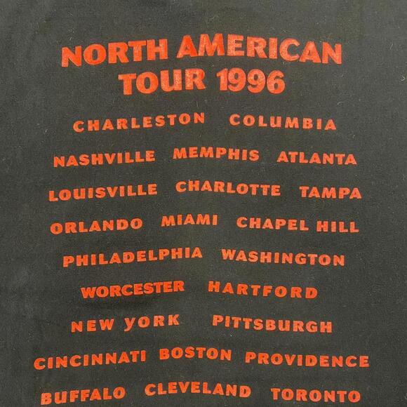 Vintage 1996 Bob Segaer Silver Bullet Band Tour Tee - Picture 5 of 5